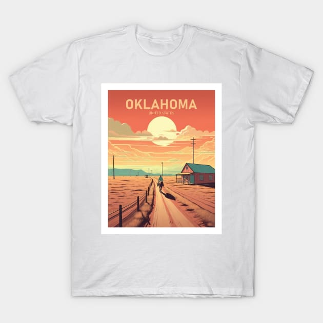 OKLAHOMA T-Shirt by MarkedArtPrints